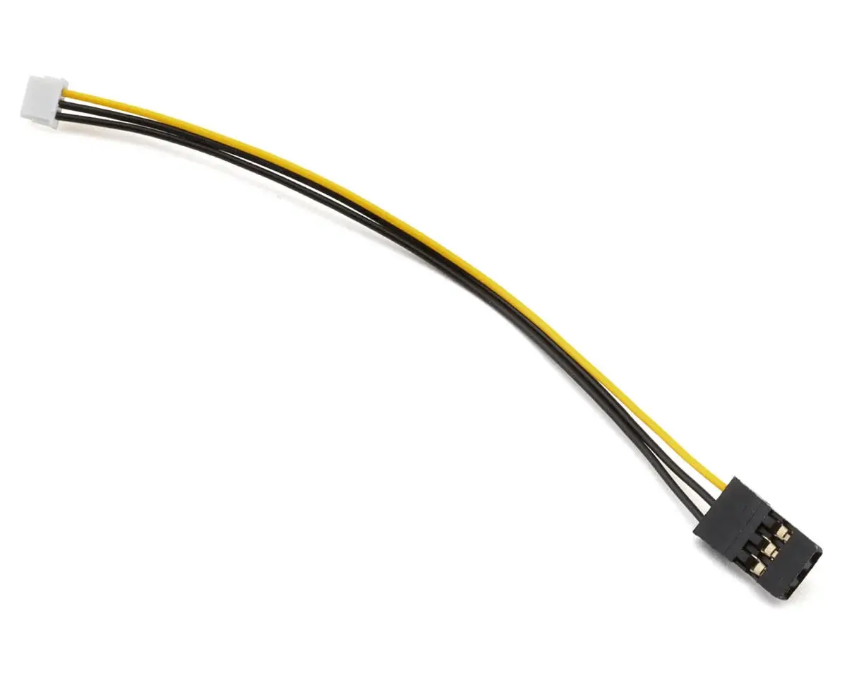Furitek Receiver To Jst Rx Adapter Cable (100Mm) (Male Futaba J Connector To Male 3-Pin Jst-Ph) 1