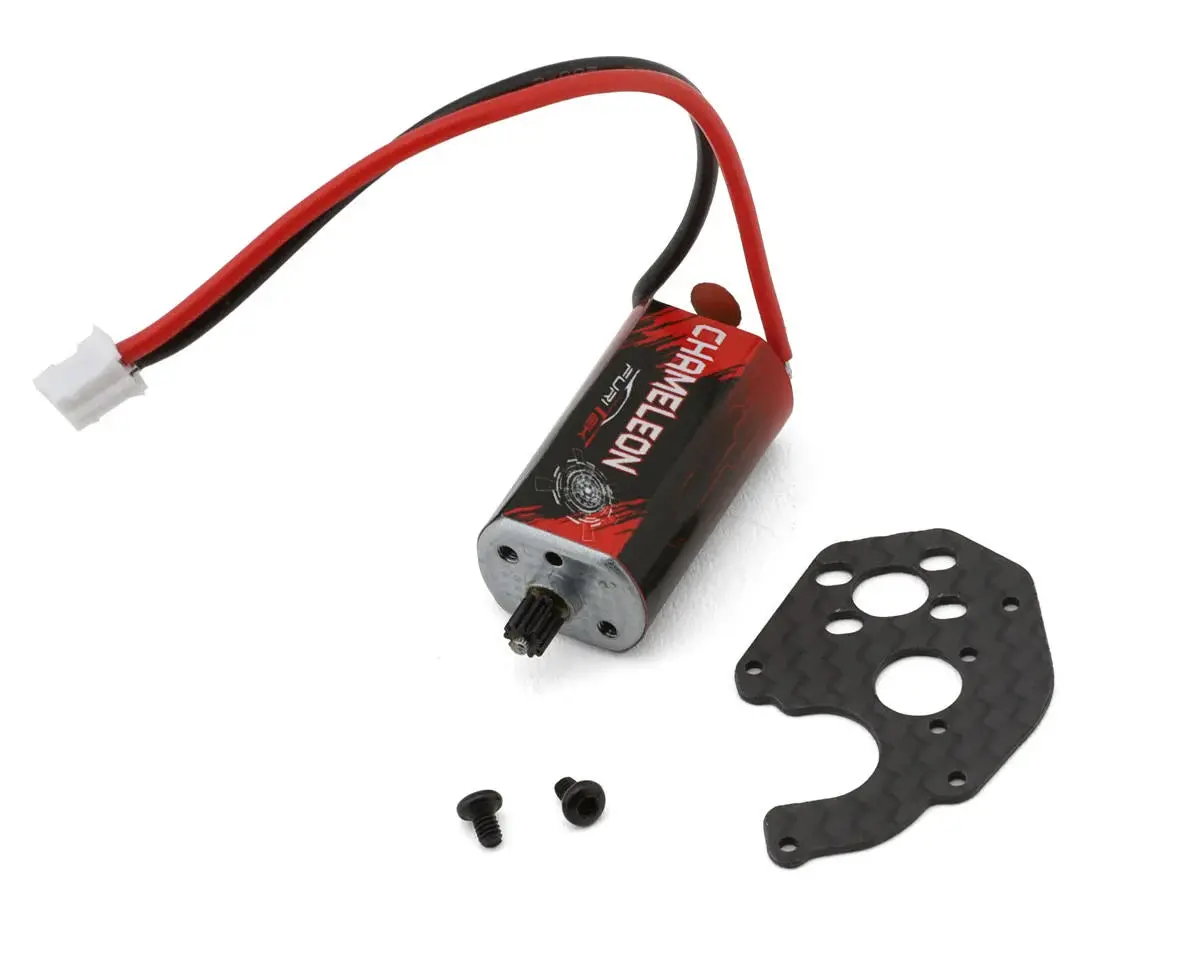 Furitek Scx24 Chameleon Brushed Motor W/Motor Mount & Pinion (80T) 1