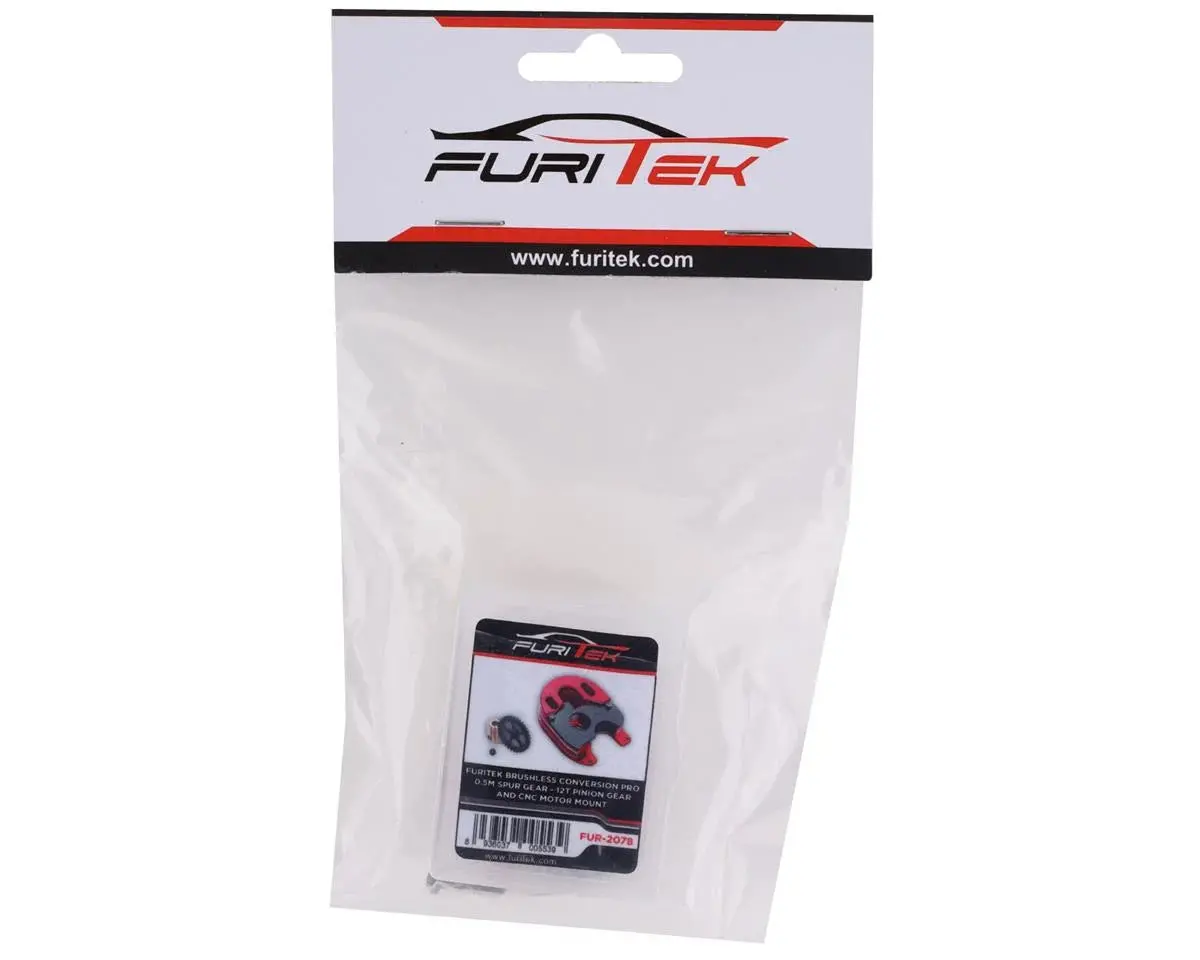 Furitek Scx24 Brushless Gearing Conversion Set (Cnc Motor Mount, Spur, & Pinion Gear) 2