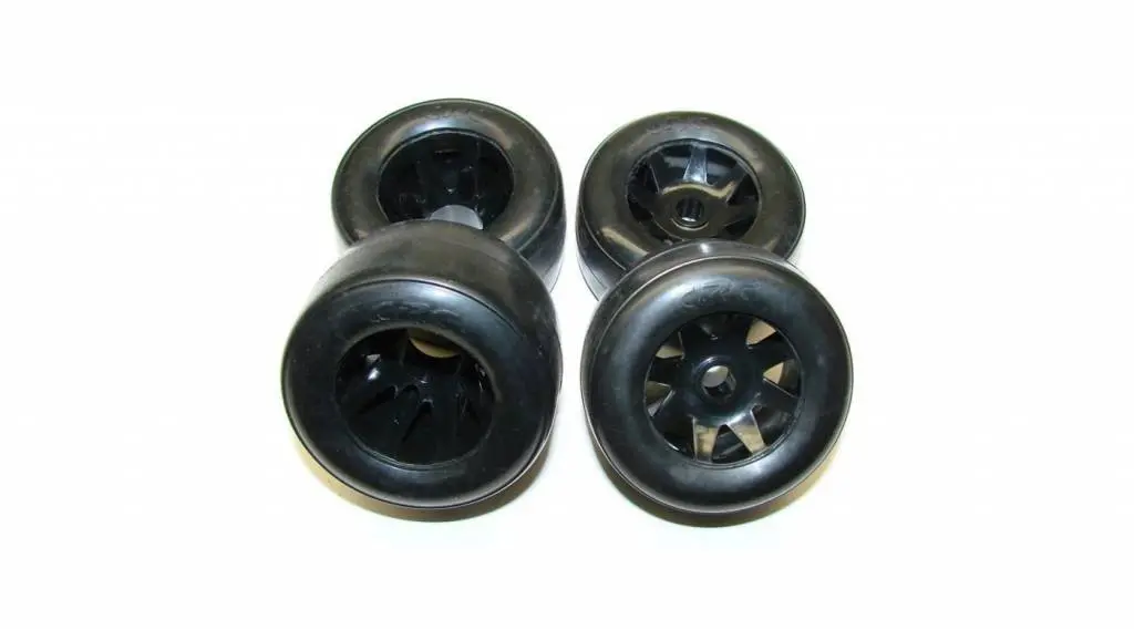 Crc Front & Rear Mounted Promount Gtr Rim Rubber Tire (4) (Crc) 1