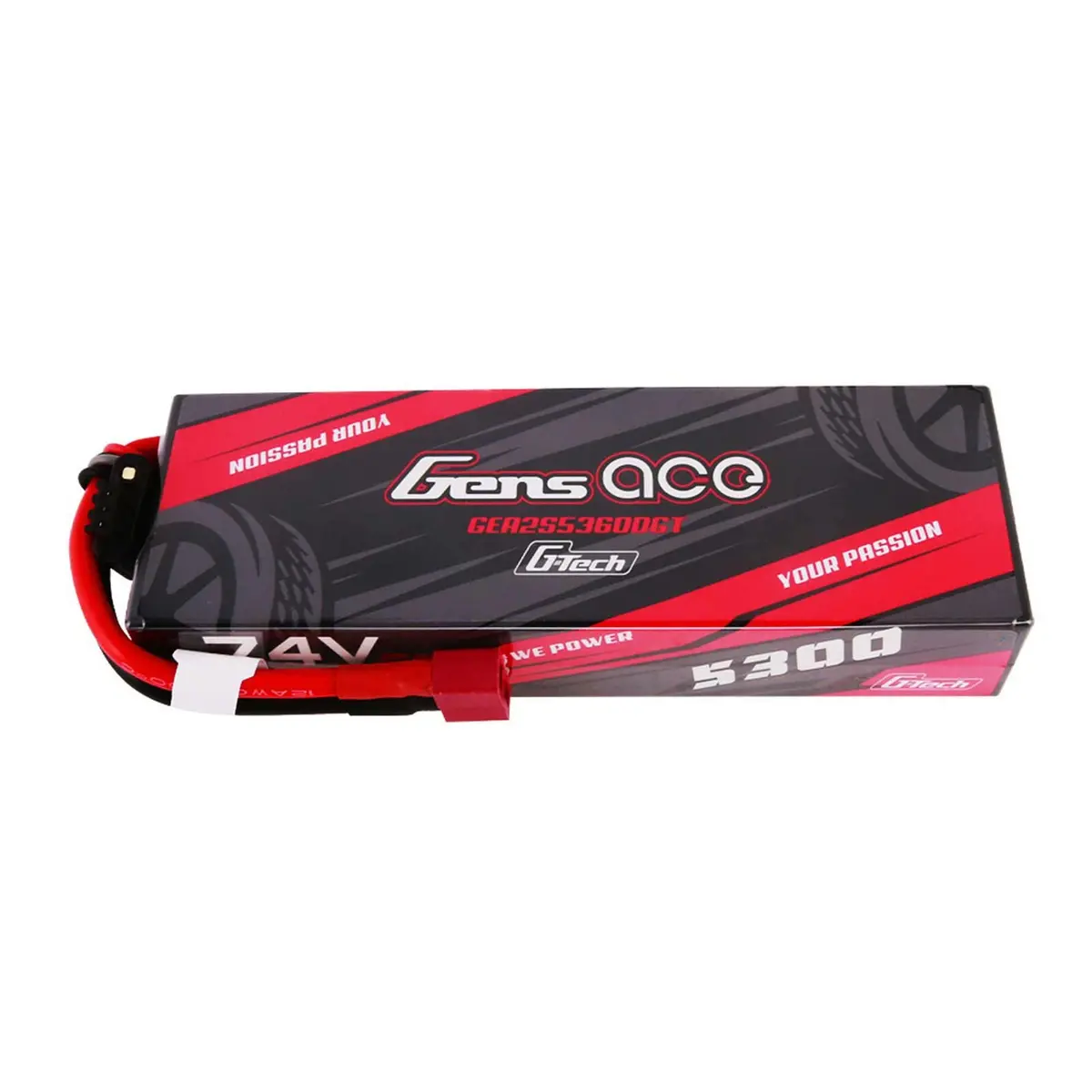 7.4V 5300Mah 2S 60C G-Tech Smart Lipo Battery Deans - Gea2s5360dgt 1