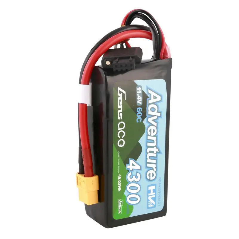11.4V 4300Mah 3S 60C G-Tech Smart Lipo Battery: Xt60 - Gea433s60x6gt 2