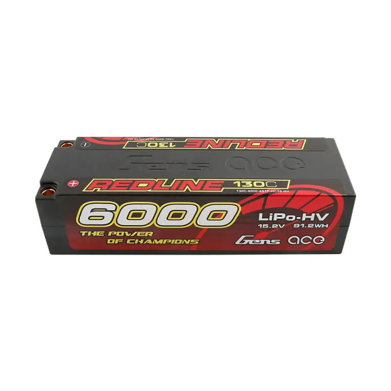 15.2V 6000Mah 4S 130C Lihv: 5.0Mm Bullet - Gea60004s13d5 1