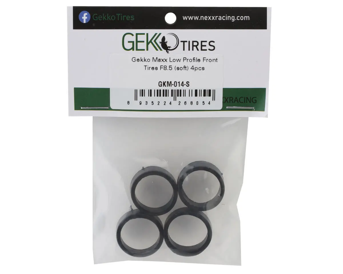 Nexx Racing Gekko Maxx Low Profile Front F8.5 Tires (4) (Soft) 1