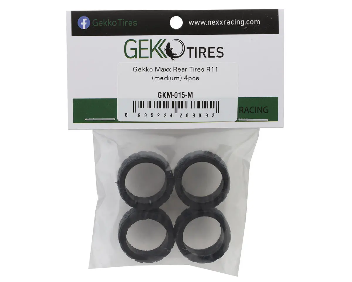Nexx Racing Gekko Maxx R11 Rear Tires (4) (Medium) 1