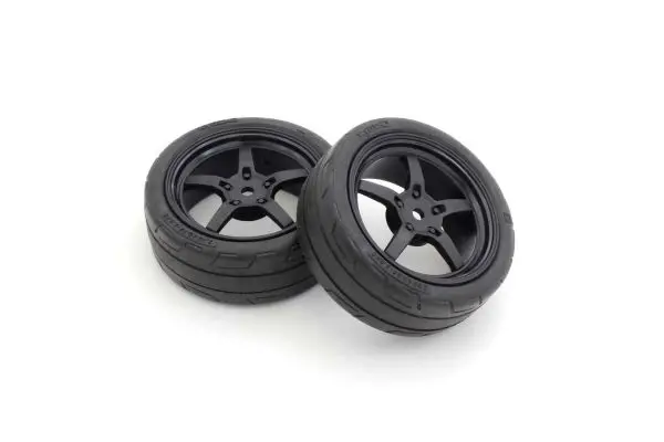 Kyosho Glued Tc Tire Fz02 (M/5-S Racing Wheel/Bl/2P) 1