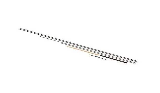 Pushrod Set: Bf 109F-2 60 By Hangar 9 1