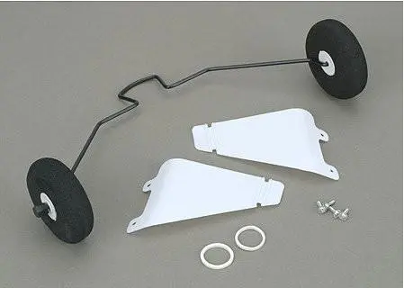Landing Gear With Tires: Super Cub Lp By Hobbyzone 1