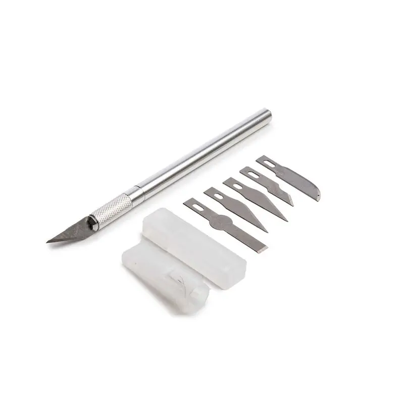 1 Light Duty Knife With Cap & Assorted Blades - Hdxk0157 1