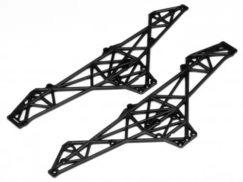 Hpi 85266 Main Chassis Set Black Wheely King 1