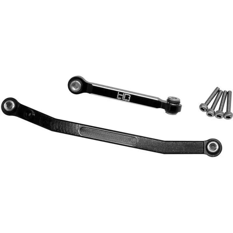 Black Aluminum Fix Link Steering Rod: Scx24 1
