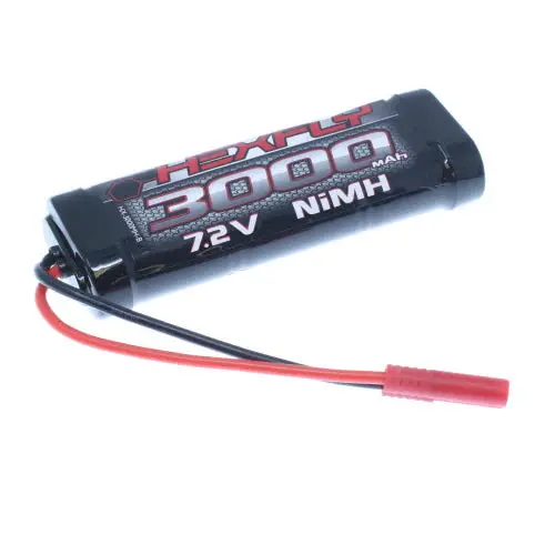 Hexfly 6 Cell 7.2V 3000Mah Nimh Battery(Banana Connector)(1Pc) 1