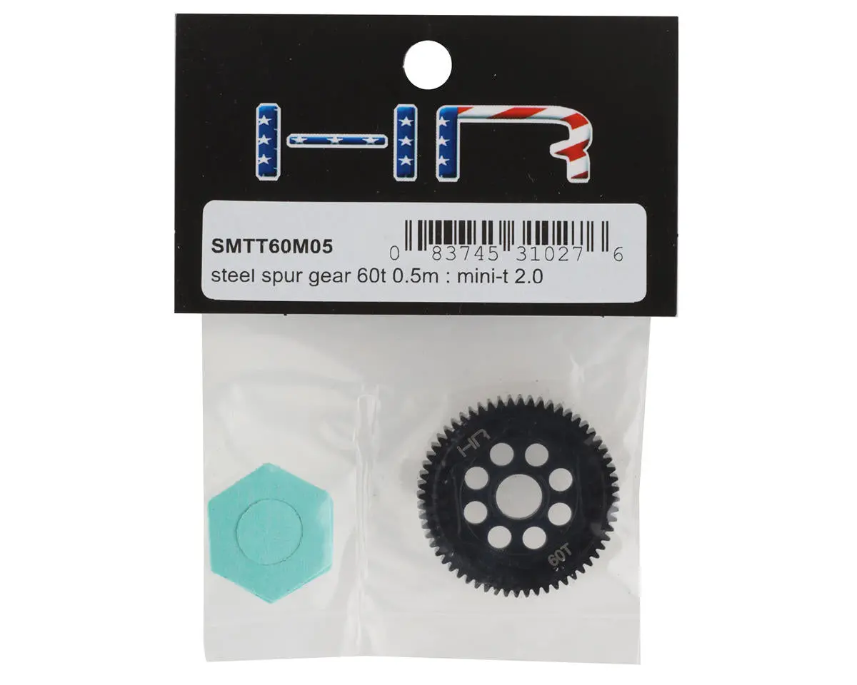 Hot Racing Losi Mini-T 2.0 Steel 0.5M Spur Gear (60T) 1