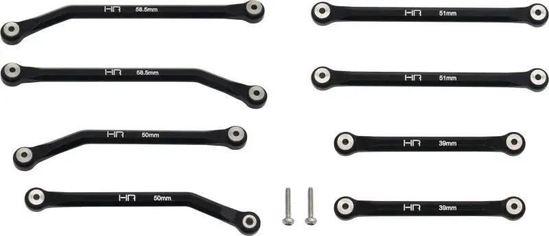 Hot Racing Aluminum High Clearance 4 Links Set For (133.7Mm) Scx 24 1