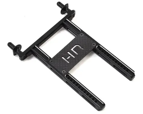 Hot Racing Traxxas Trx-4 Aluminum Rear Body Mount W/Graphite Brace (Black) 1