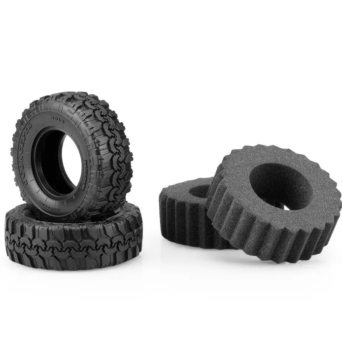 Jconcepts Hunk Green Compound Tires, Scale Country (3.93" Od), Fits 1.9" Off-Road Wheel 1