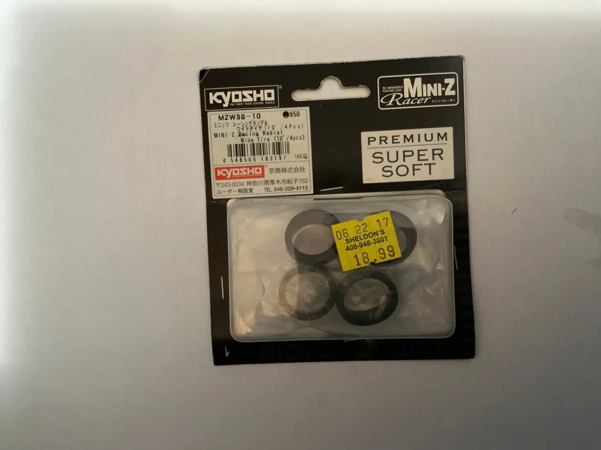 Kyosho Mini Z Racing Radial Ride Tire (10/4Pcs) Mzw3b-10 1