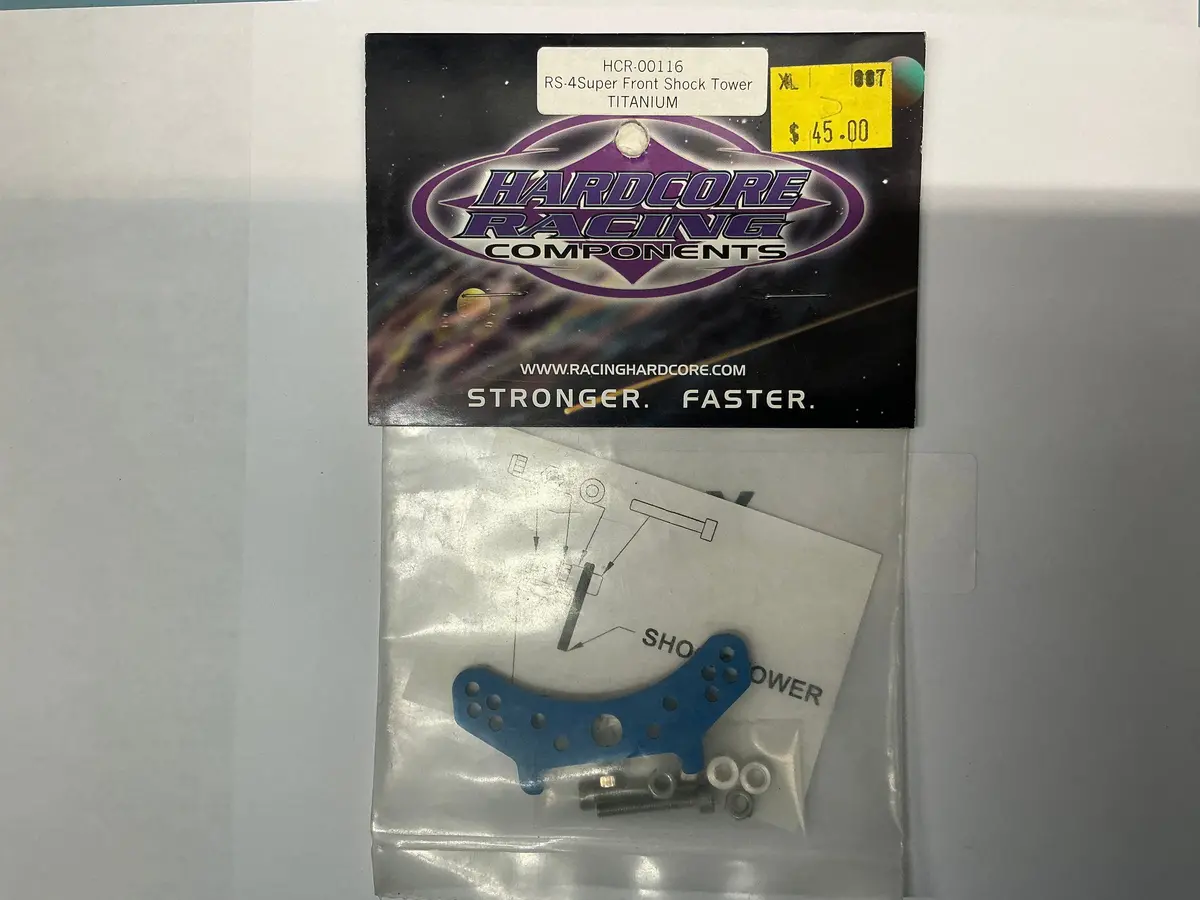 Hardcore Racing Rs-4Super Front Shock Tower Titanium Hcr00116 1