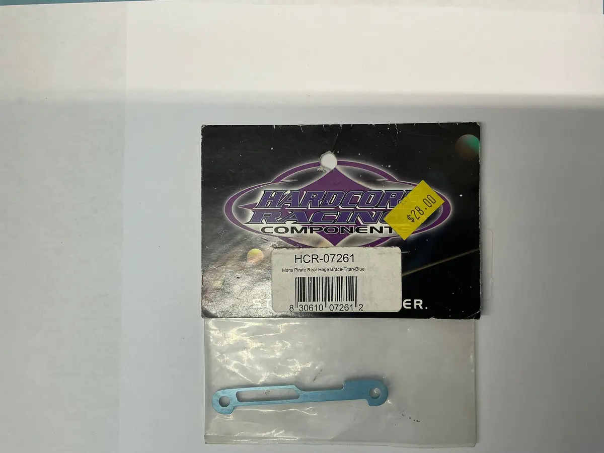 Hardcore Racing Mons Pirate Rear Hnge Brace-Titan-Blue Hcr07261 1