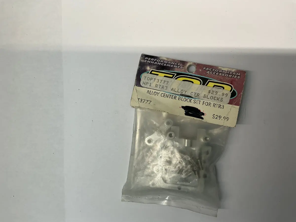 Top Alloy Center Block Set For Rtr3 T3777 1