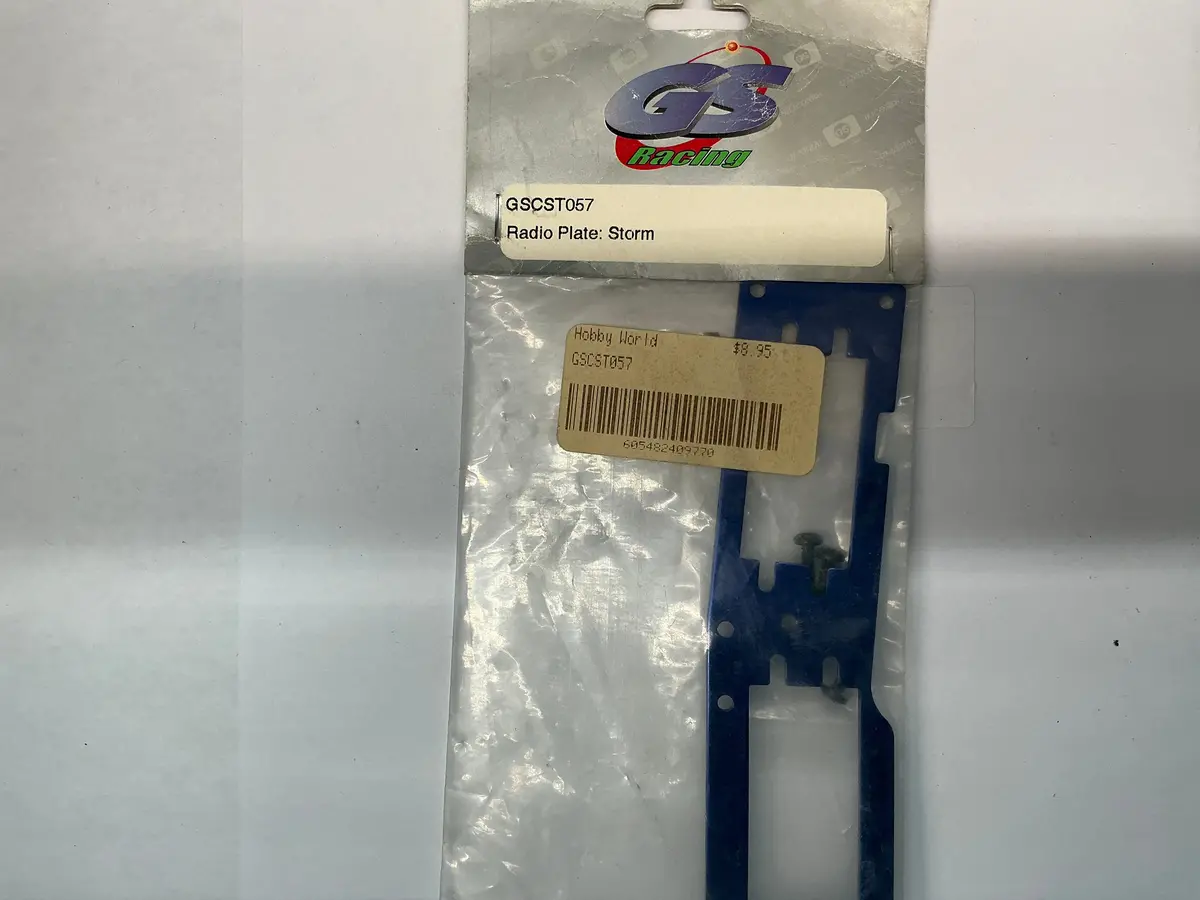 Gs Racing Radio Plate: Storm Gscst067 1