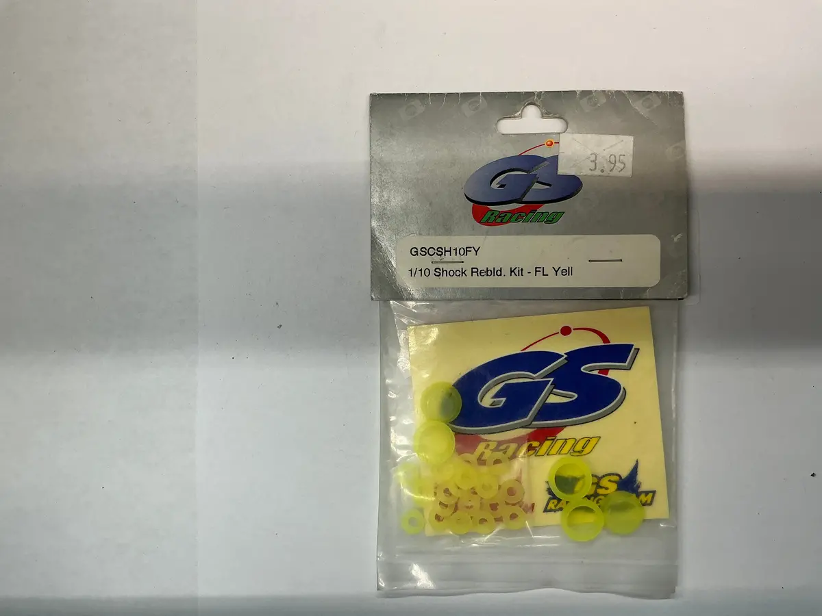 Gs Racing 1/10 Shock Rebld. Kit - Fl Yell Gsosh10fy 1