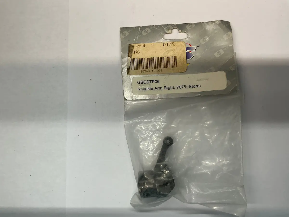 Gs Racing Knuckle Arm Right, 7075: Storm Gscstp06 1