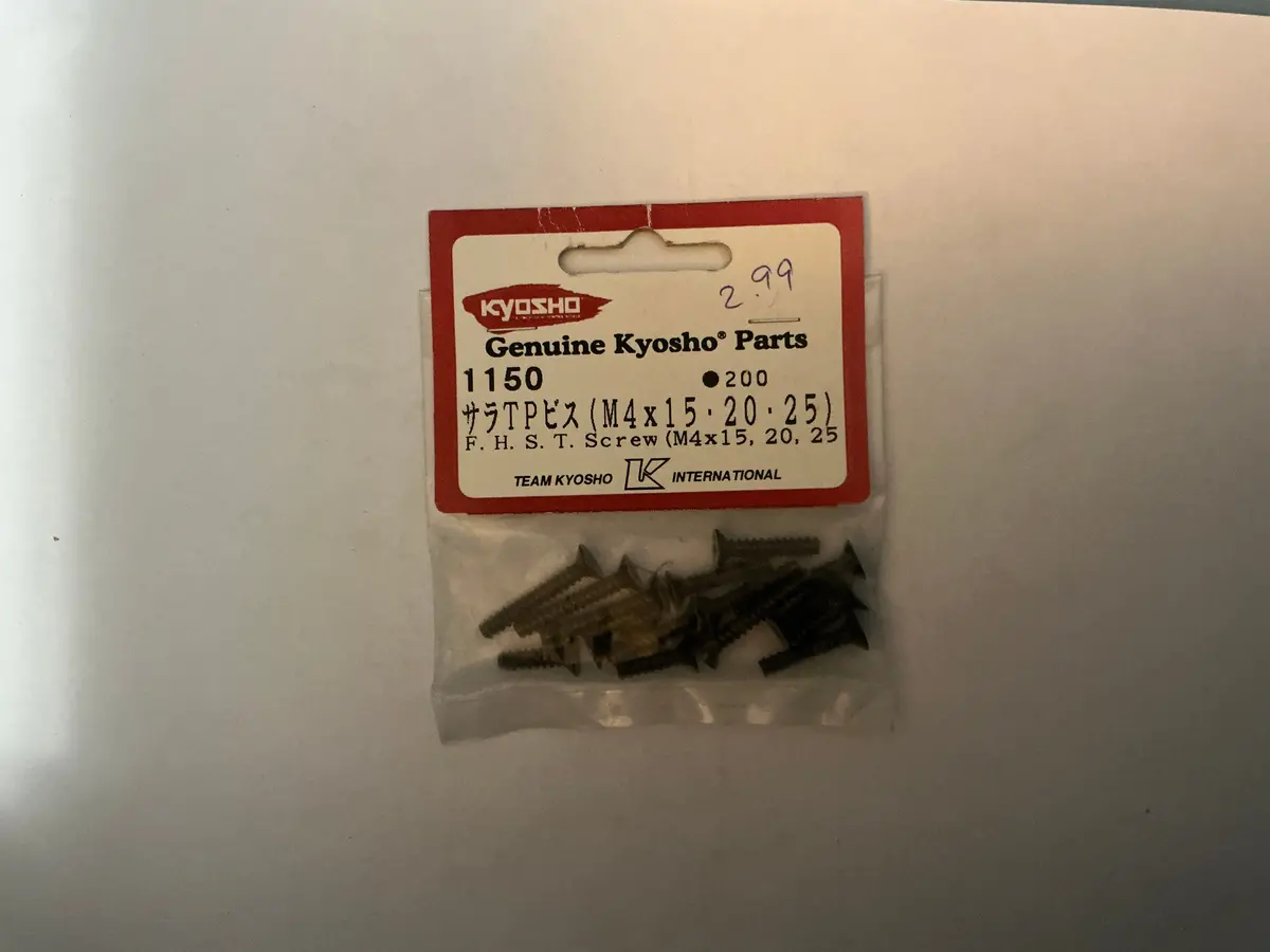 Kyosho F. H. S. T. Screw (M4x15, 20, 25) 1150 1