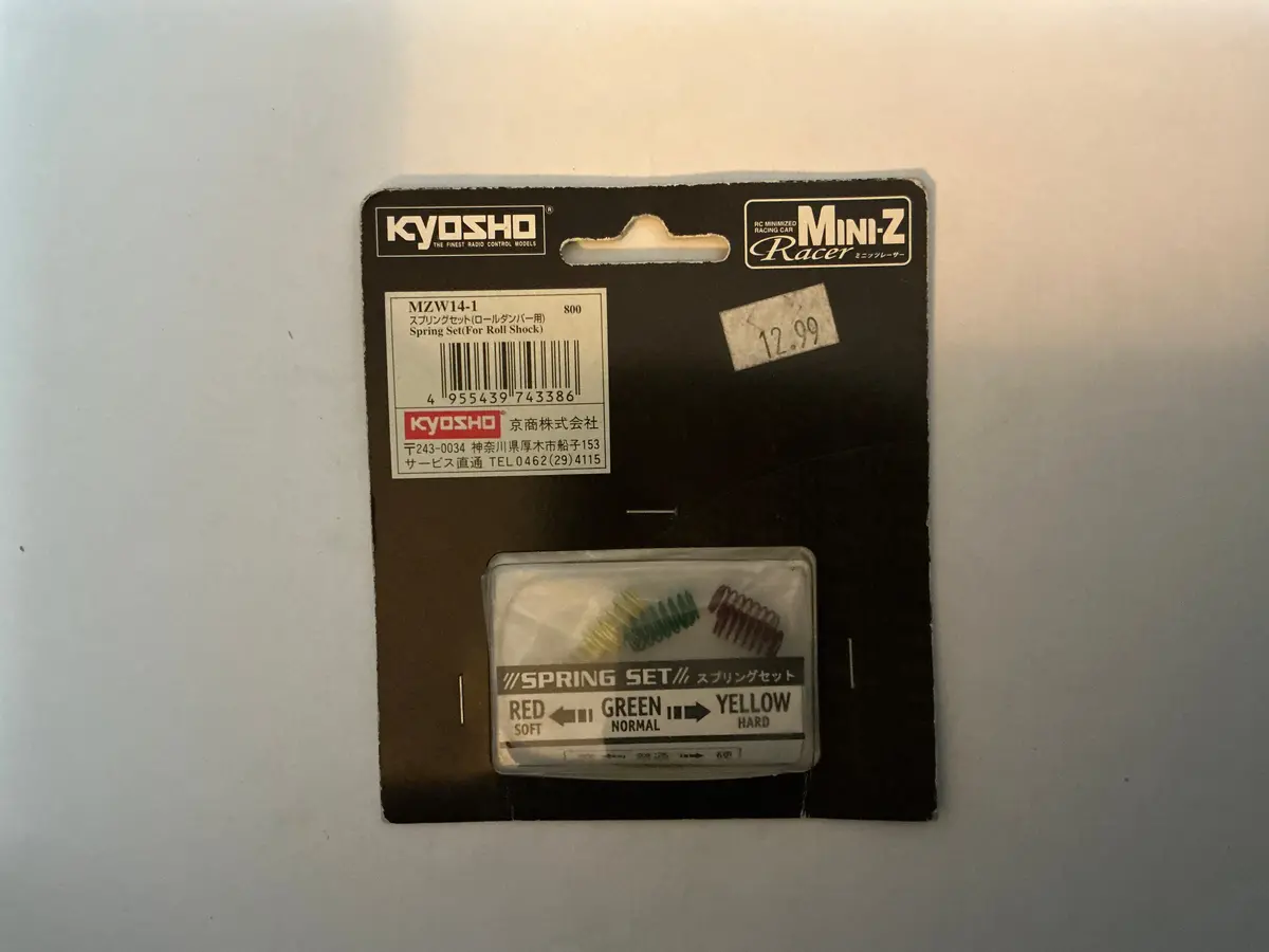 Mini-Z Racer Spring Set (For Roll Shock) Mzw14-1 1
