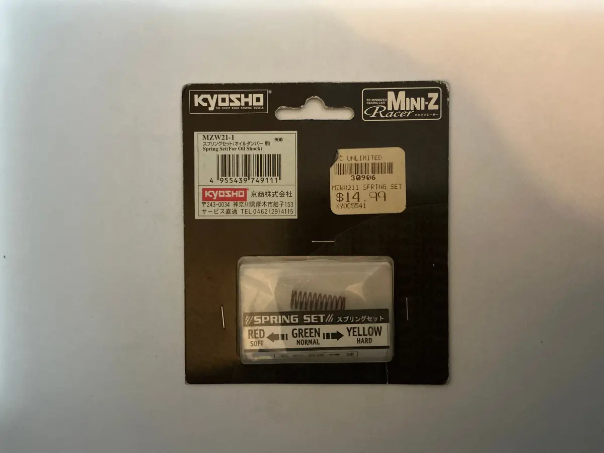 Mini-Z Racer Spring Set For Odl Shock Mzw21-1 1