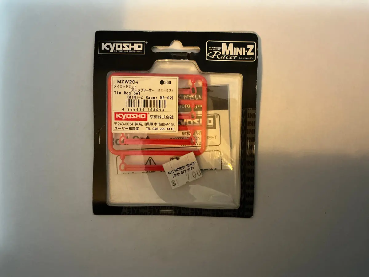 Mini-Z Racer Tie Rod Set (Mini-Z Racer Mr-02) Mzw204 1