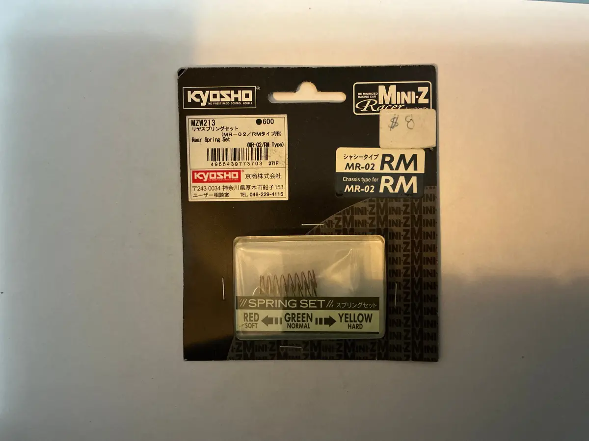 Mini-Z Racer Rear Spring Set Mzw213 1