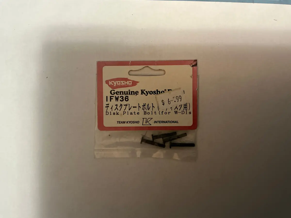 Kyosho Disk Plate Bolt (For W-Dis) Ifw36 1