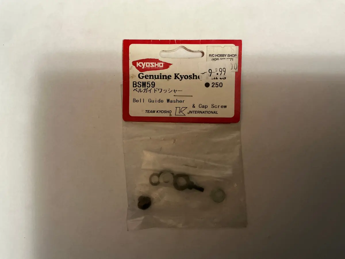 Kyosho Bell Guide Washer & Cap Screw Bsw59 1