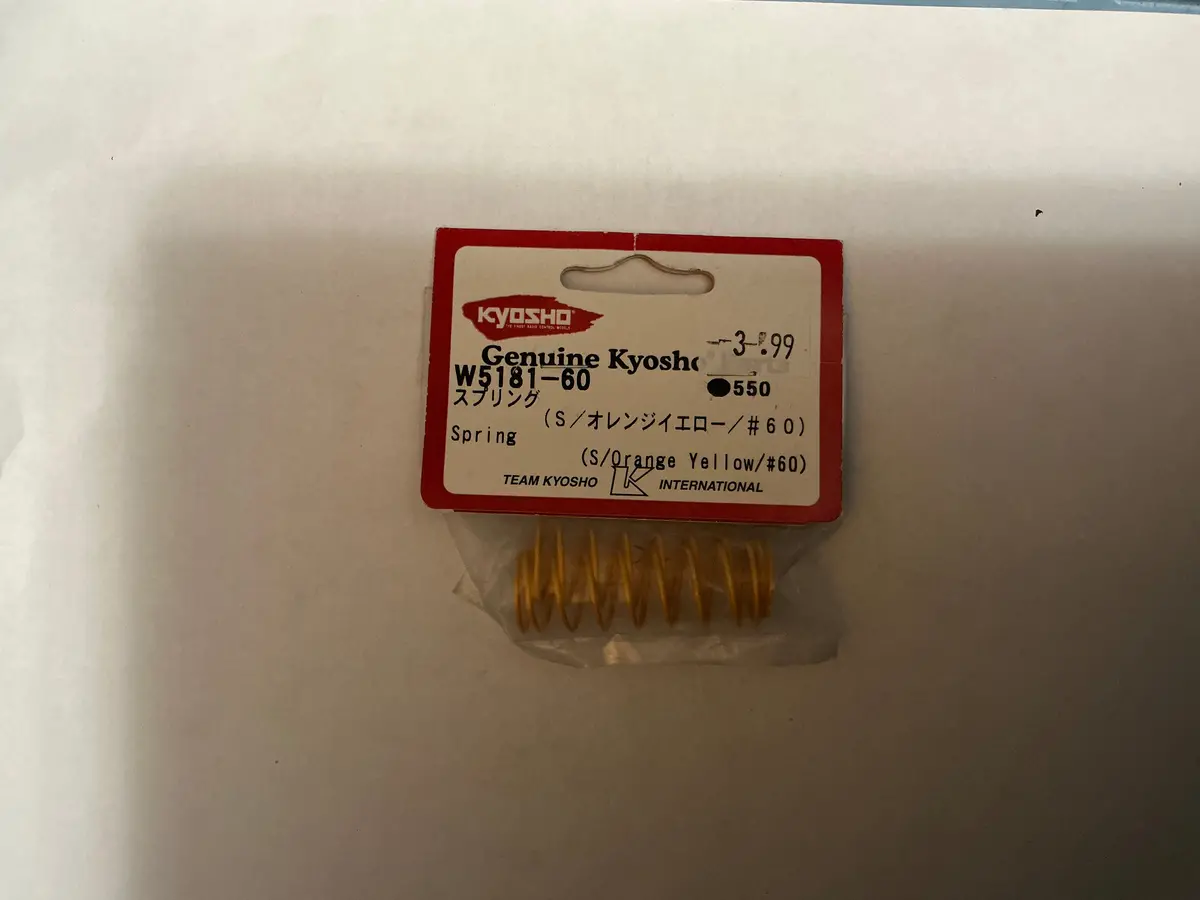 Kyosho Spring (S/Orange Yellow/#60) W518160 1