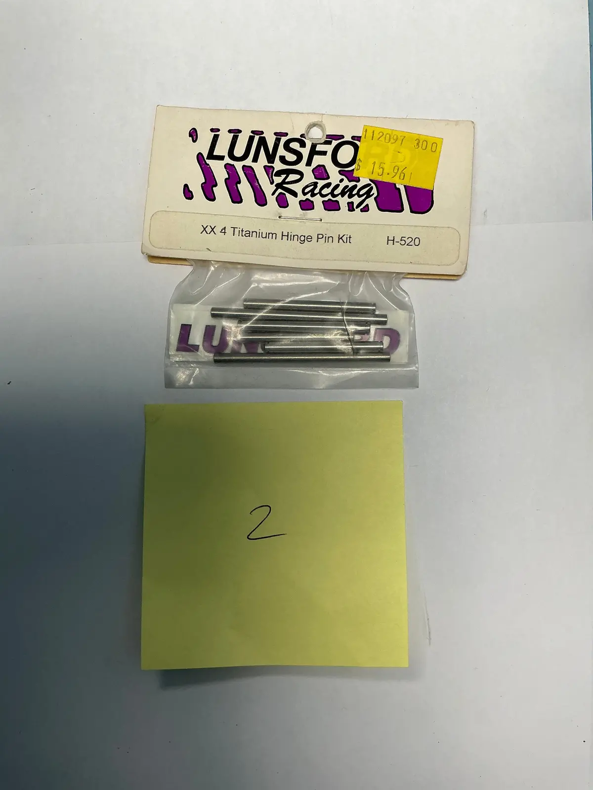 Lunsford Xx4 Titanium Hinge Pin Kit H520 1
