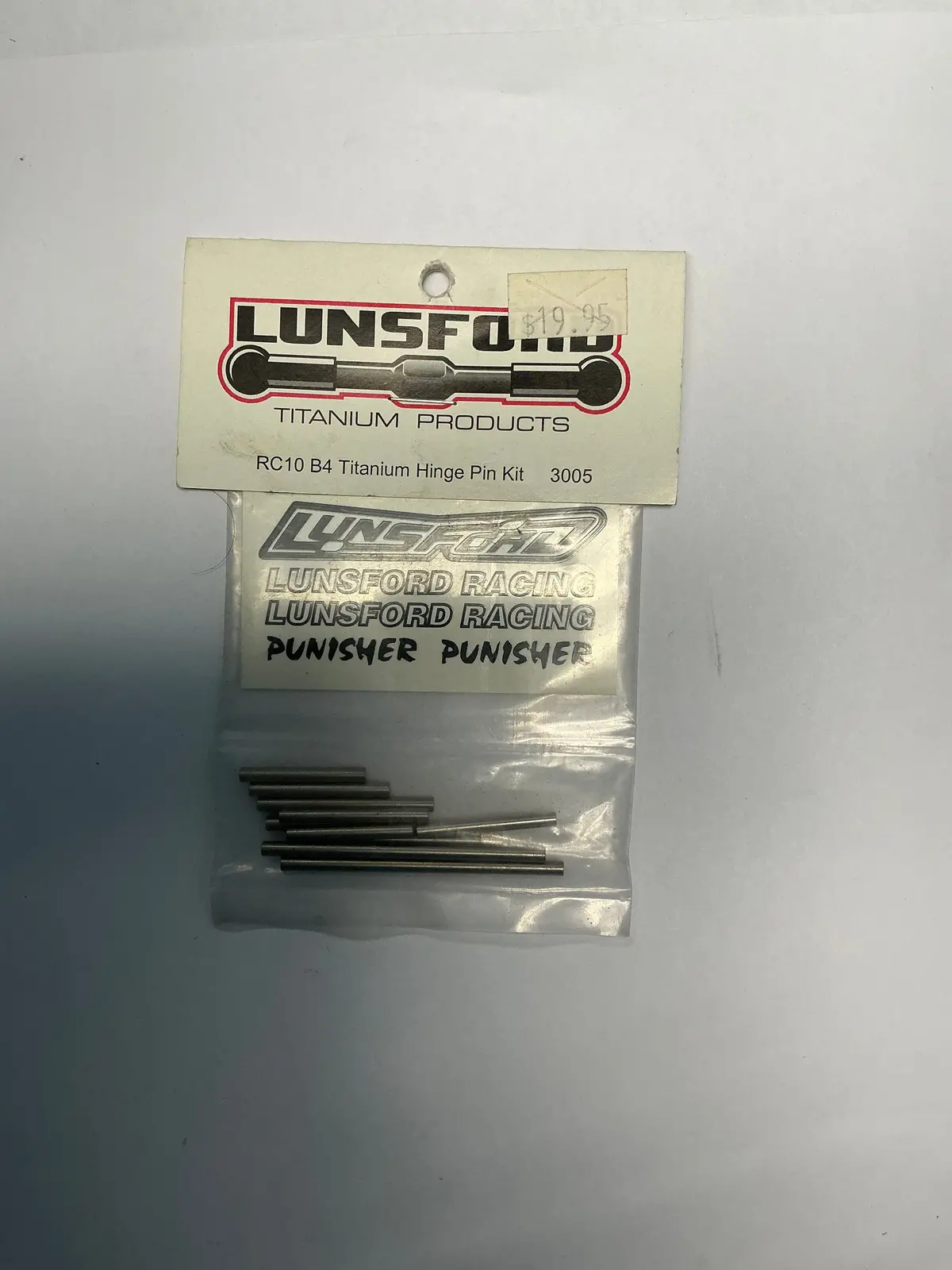 Lunsford Rc10 B4 Titanium Hinge Pin Kit 3005 1