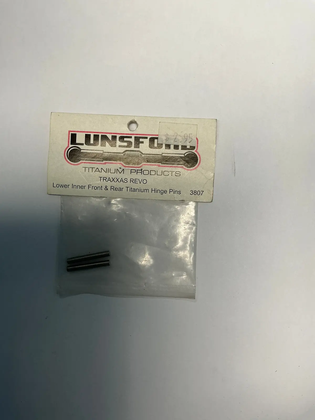 Lunsford Lower Inner Front & Rear Titanium Hinge Pins 3807 1