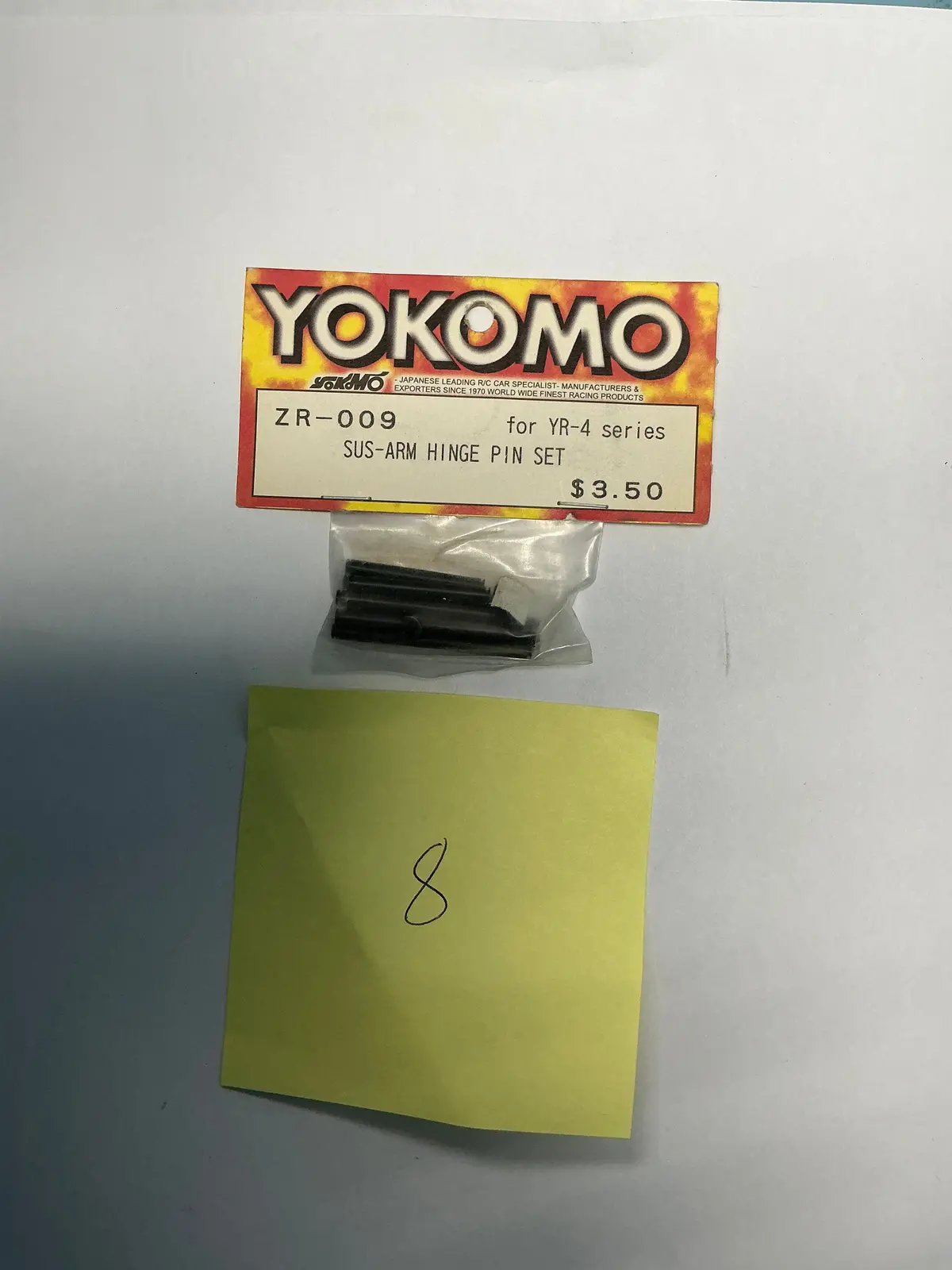 Yokomo Sus-Arm Hinge Pin Set For Yr-4 Series Zr009 1