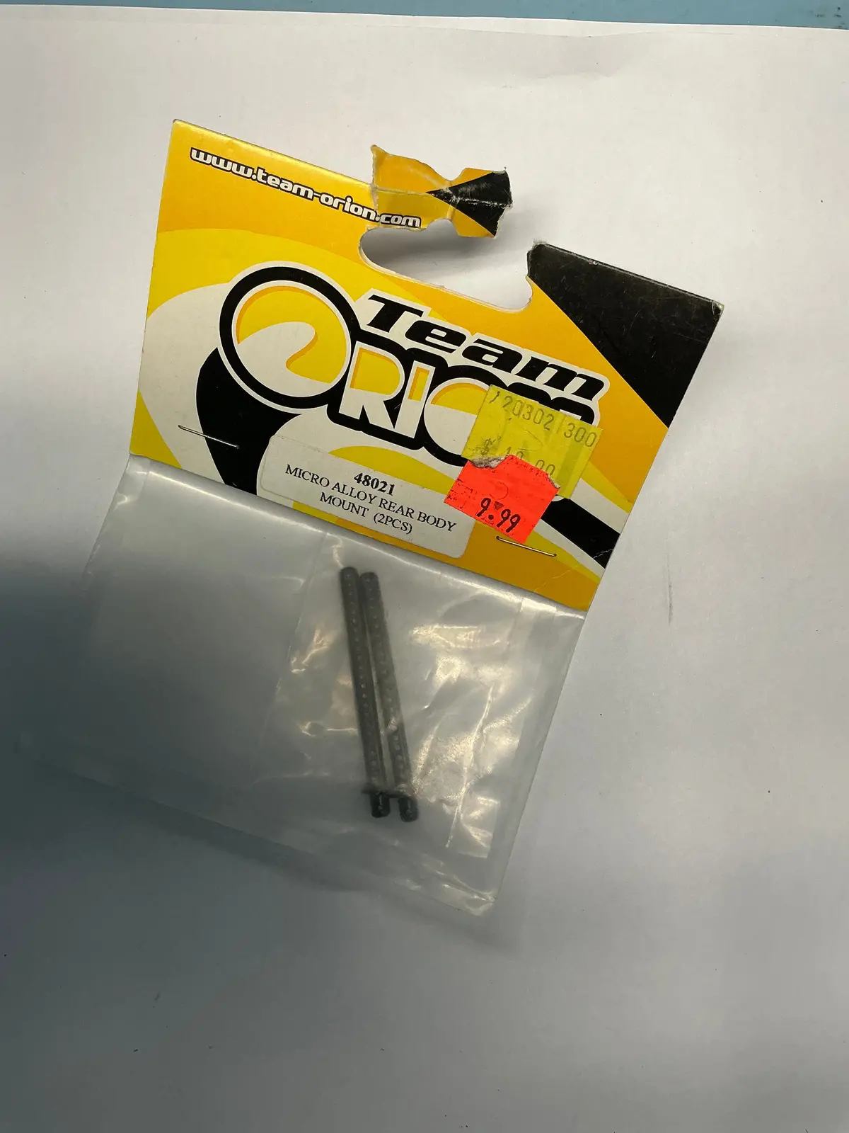 Team Orion Micro Alloy Rear Body Mount (2Pcs) 48021 1