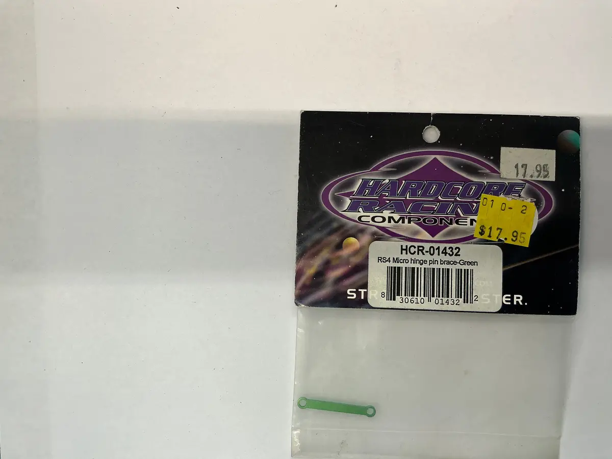 Hardcore Racing Rs4 Micro Hinge Pin Brace-Green Hcr01432 1