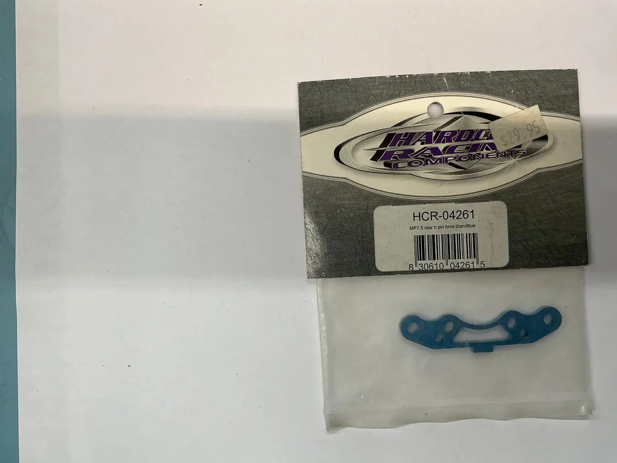 Hardcore Racing Mp7.5 Rear H Pin Brce Titan-Blue Hcr04261 1