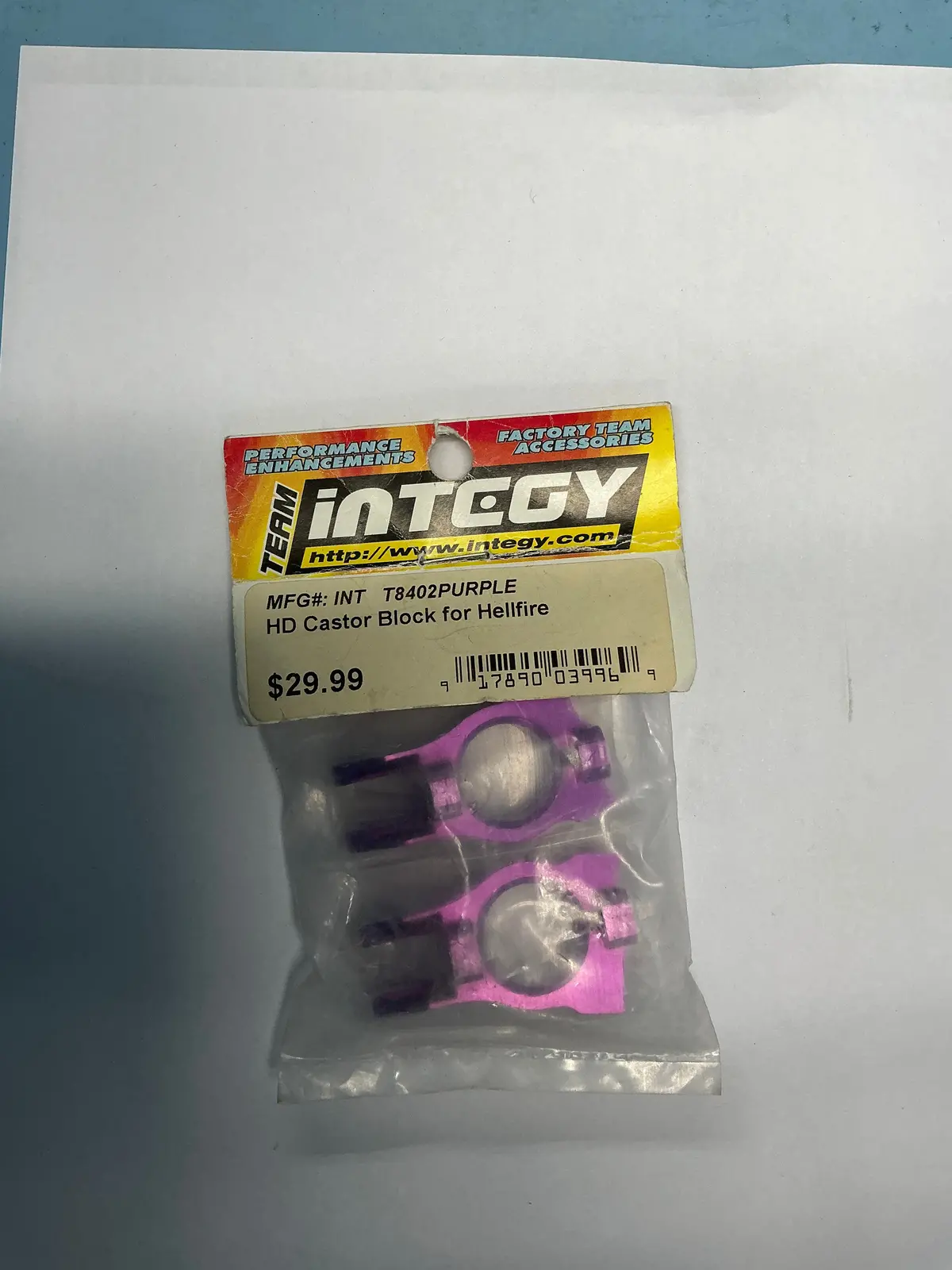 Team Integy Hd Castor Block For Hellfire T8402purple 1