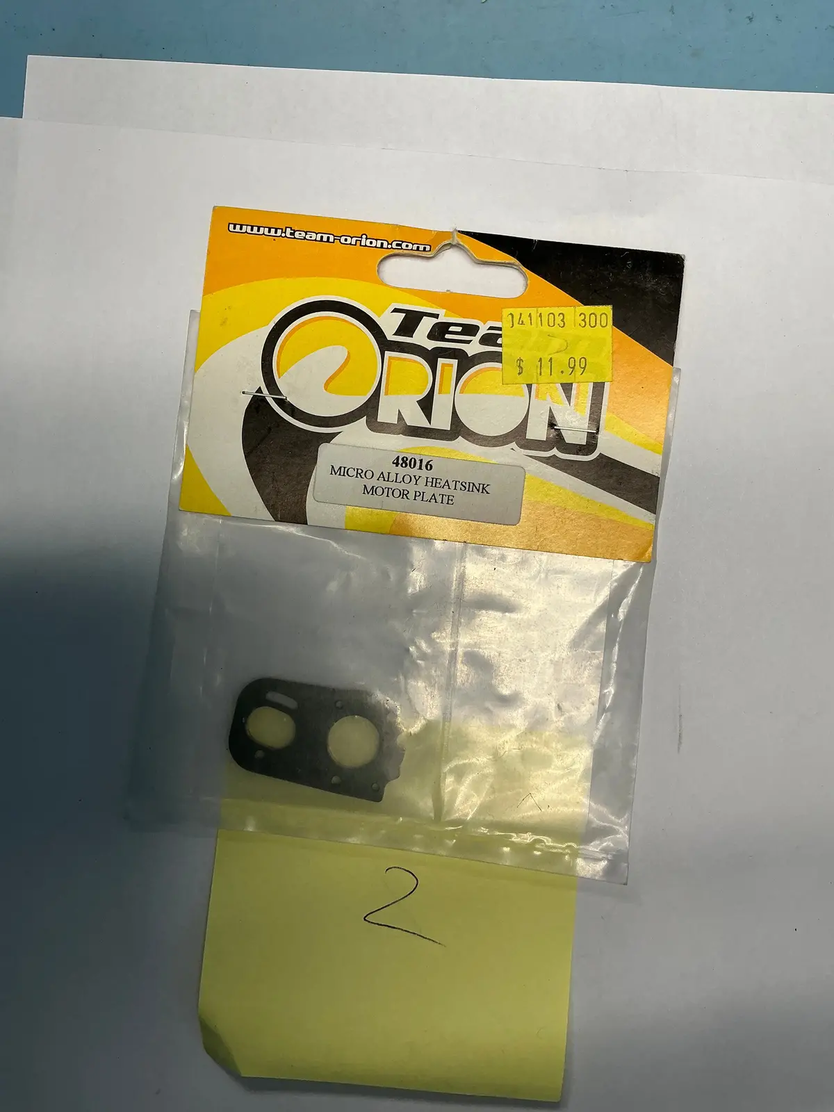 Team Orion Micro Alloy Heatsink Motor Plate 48016 1