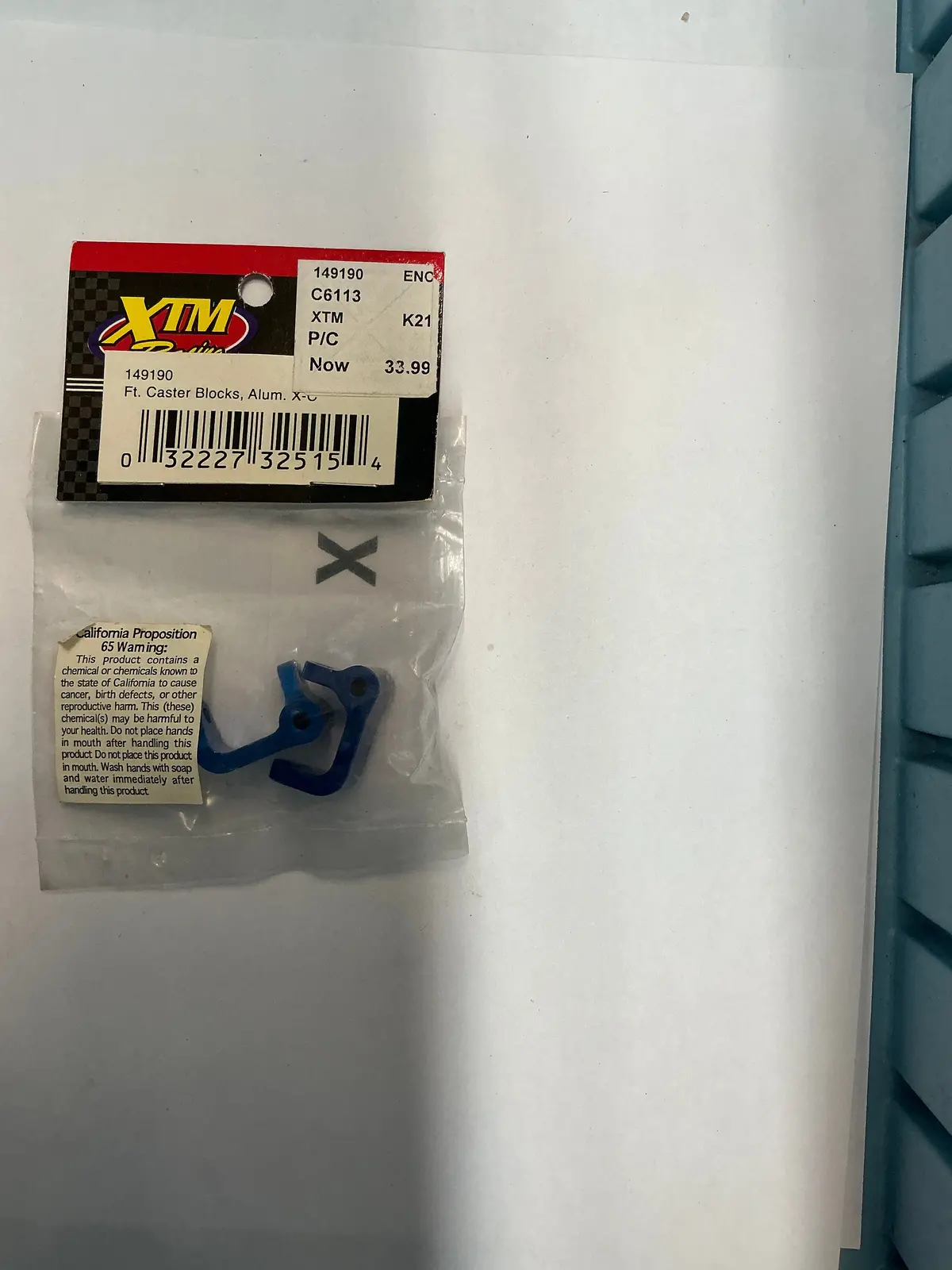 Xtm Racing Ft. Caster Blocks, Alum, X-C 149190 1