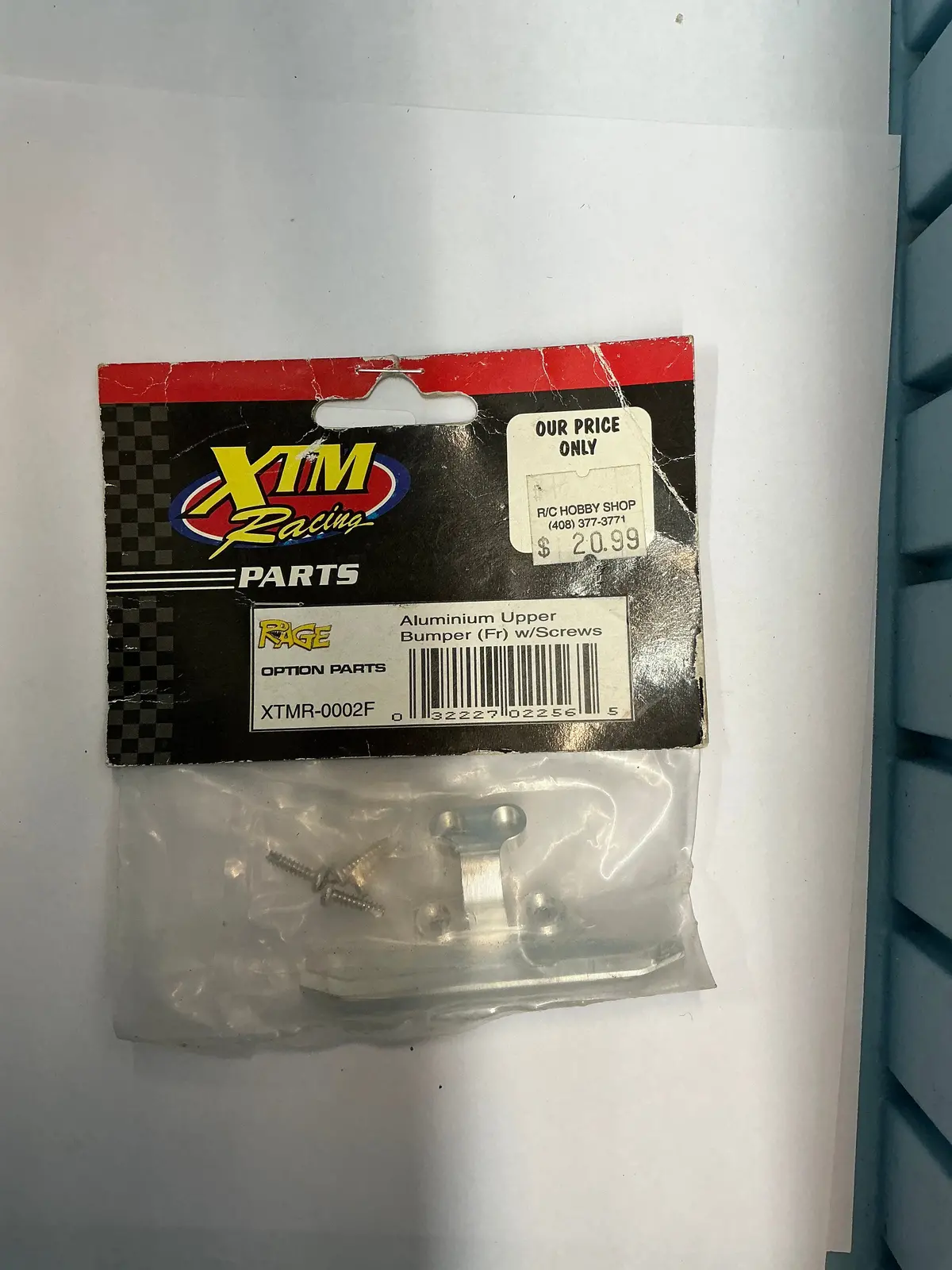 Xtm Racing Aluminium Upper Bumper (Fr) W/Screws Xtmr0002f 1