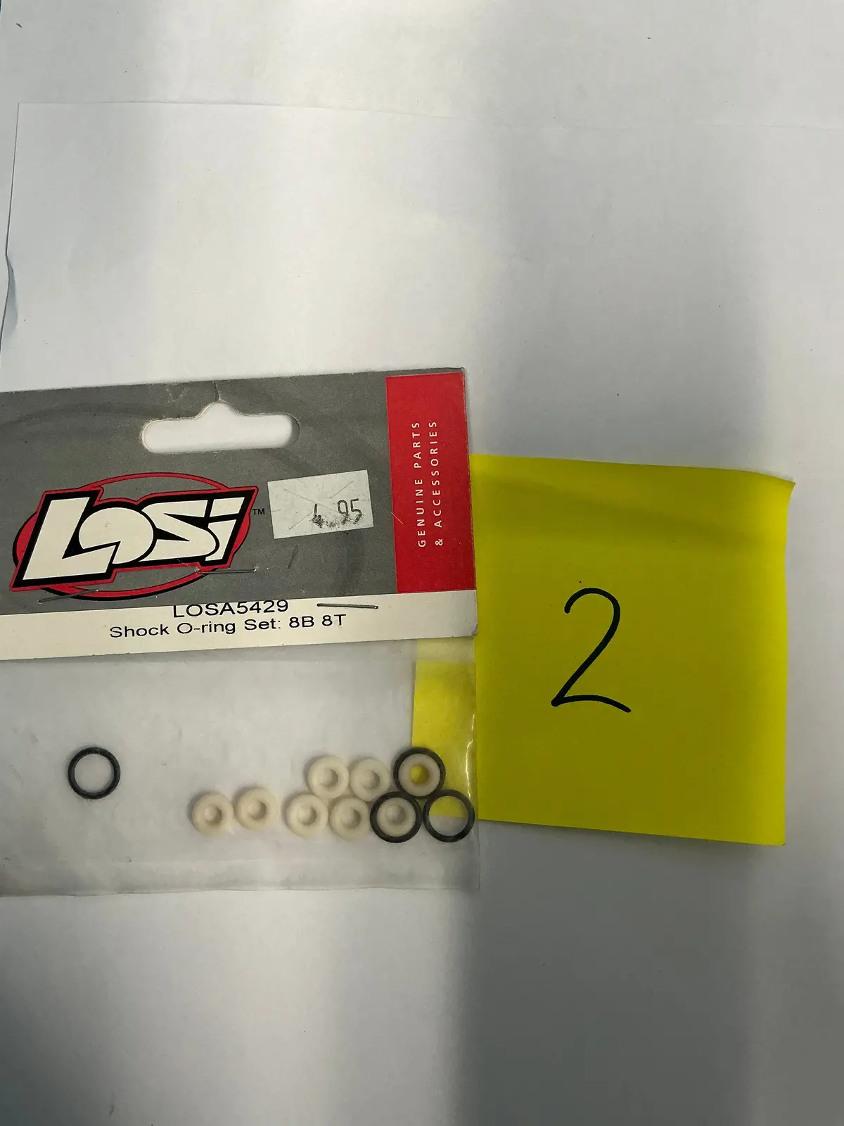 Losi Shock O-Ring Set: 8B 8T Losa5429 1