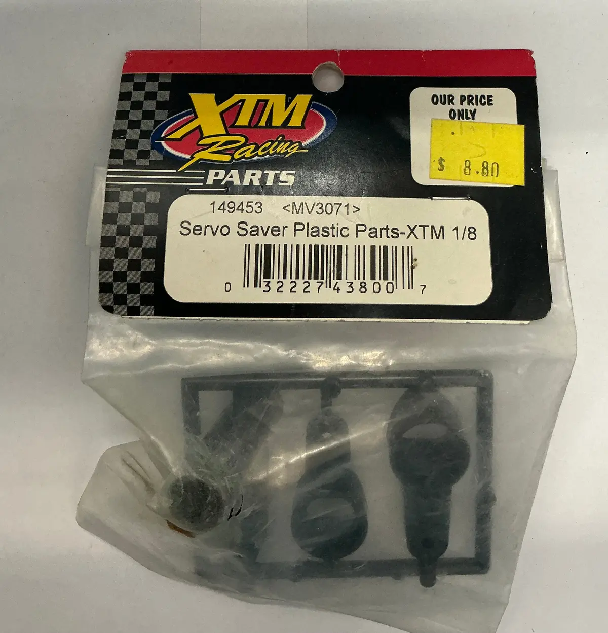 Xtm Racing Servo Saver Plastic Parts-Xtm 1/8 Mv3071 149453 1