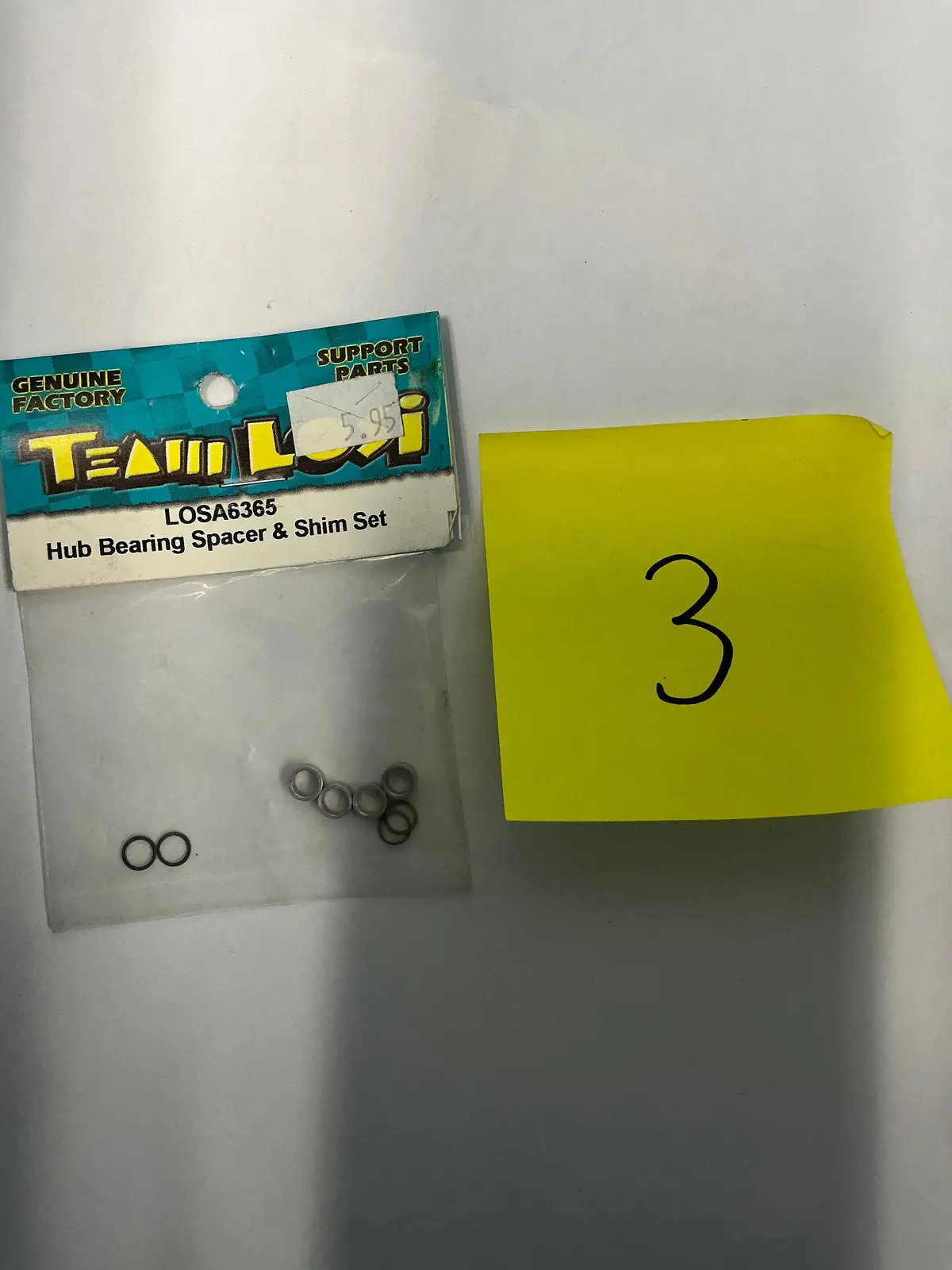 Team Losi Hub Bearing Spacer & Shim Set Losa6365 1