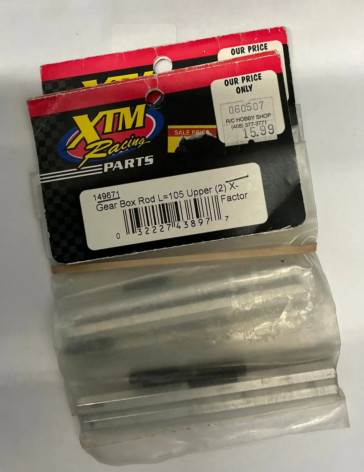 Xtm Racing Gear Box Rod L=105 Upper (2) X- Factor 149671 1